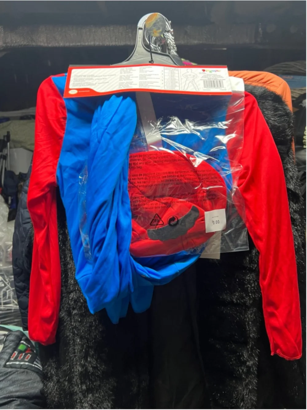 Super Mario Bros kid Costume Halloween Large 10-12 Cosplay Disguise Nintendo New - Picture 4 of 4